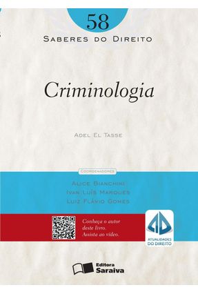 Criminologia - Col. Saberes do Direito - Vol. 58 - Tasse,Adel El | 