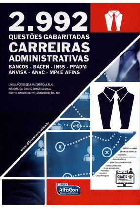 Carreiras Administrativas - 2.992 Questões Gabaritadas - Alfacon | Nisrs.org