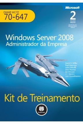 Usado - Administração do Windows Server 2008 - Kit de Treinamento Mcitp - 2ª Ed. 2014 + CD-ROM