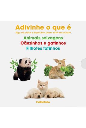 Box Adivinha O Que É - Animais Selvagens, Cãezinhos E Gatinhos E Filhotes Fofinhos - Kindersley,Dorling | Nisrs.org